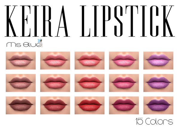  The Sims Resource: Keira Lipstick by Ms Blue