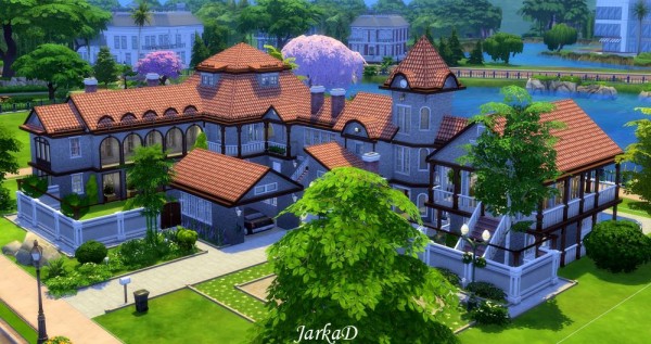  JarkaD Sims 4: Casa Mariette – No CC
