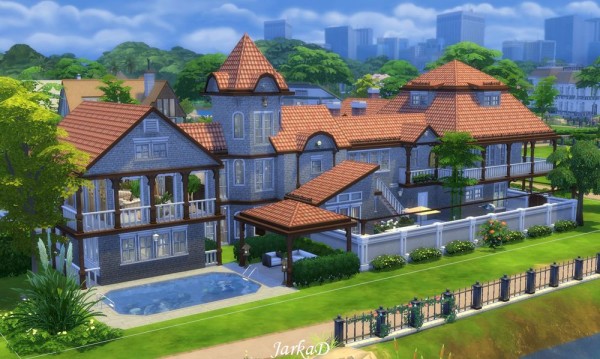  JarkaD Sims 4: Casa Mariette – No CC