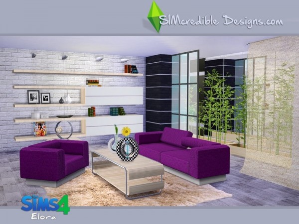  The Sims Resource: Elora livingroom by SImcredible