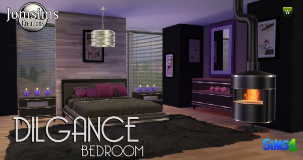  Jom Sims Creations: Dilgance bedroom