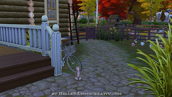  Sims Creativ: Autumn in the village by HelleN