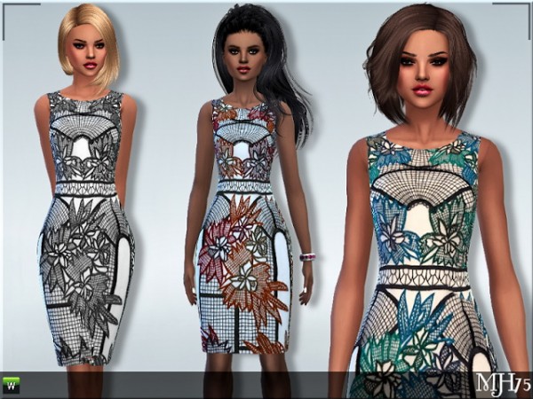  Sims Addictions: Clara Dress by Margies Sims