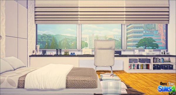  Onyx Sims: San Diego Bedroom