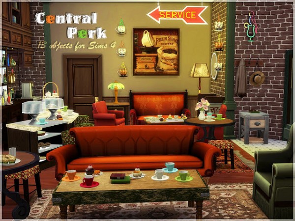  Sims Studio: Central Perk