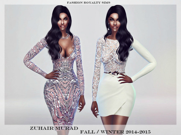  The Sims Resource: Zuhair Murad dresses by Fashion RoyaltySims