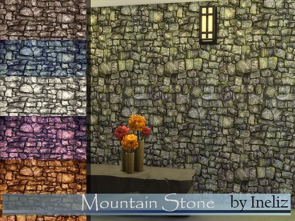  The Sims Resource: Mountain Stone by Ineliz