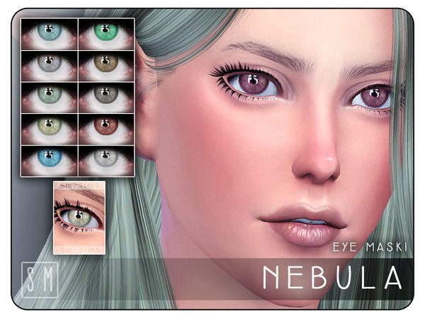  The Sims Resource: Nebula    Eye Mask by Screaming Mustard