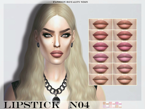  The Sims Resource: FRS Lipstick N04 by FashionRoyaltySims