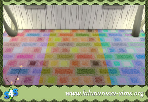 La Luna Rossa Sims: Nursery, Comfort Carpet Floor