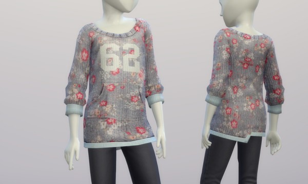  Rusty Nail: Floral Sweater Kit