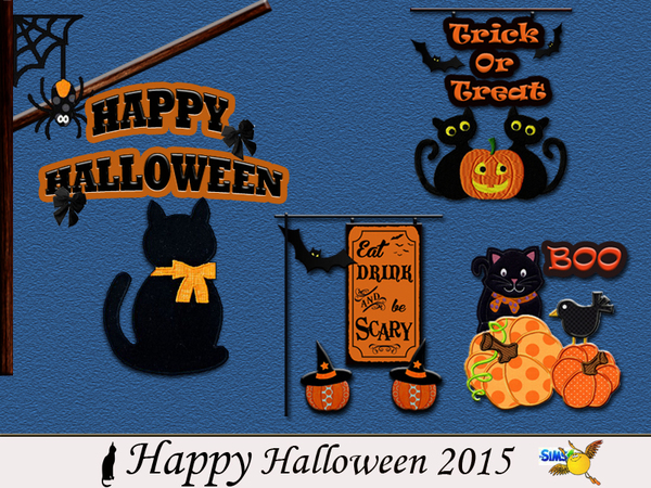  The Sims Resource: Happy Halloween 2015 by evi