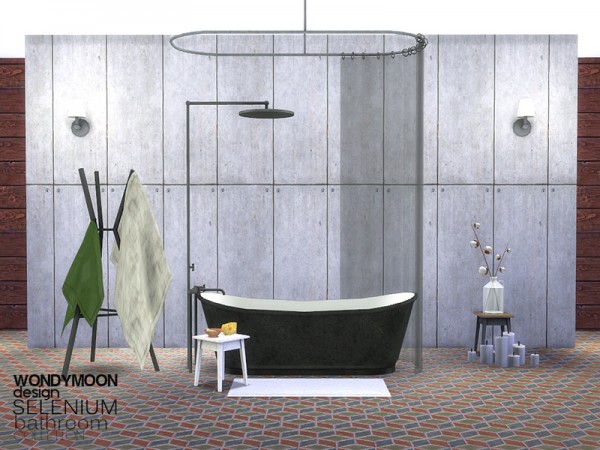  The Sims Resource: Selenium Bathroom by wondymoon