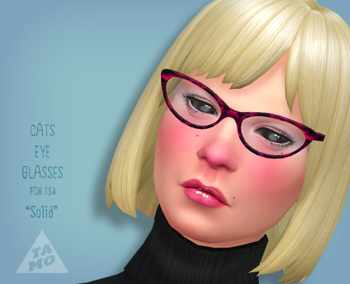  Tamo: Cat’s eye glasses converted from TS3 to TS4
