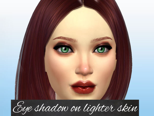  The Sims Resource: Natural matte eyeshadow by Foortunecookie1