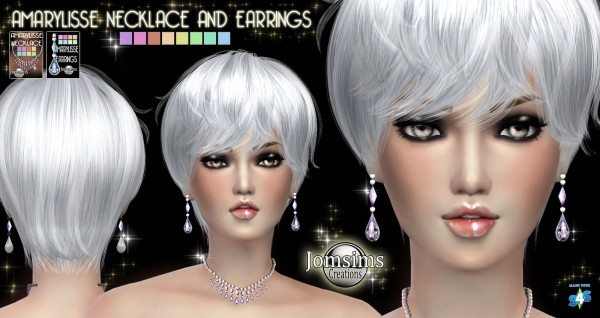  Jom Sims Creations: AMARYLISSE necklace and earrings
