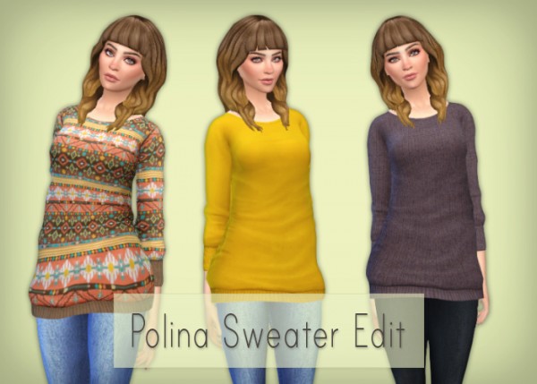  Simsrocuted: Polina sweater dress