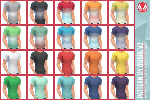  Simsational designs: Pattern My Ombre Tee v2.0