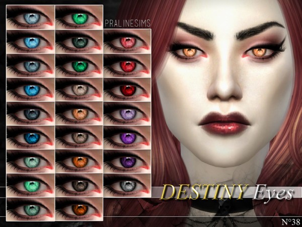  The Sims Resource: Crystal Eyes Minipack N02   3 Eyes by PralineSims