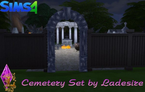  Ladesire Creative Corner: Cemetery Set by Ladesire