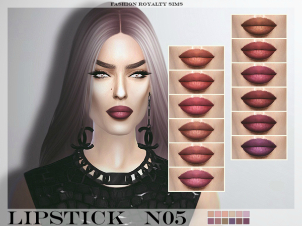  The Sims Resource: FRS Lipstick N05 by FashionRoyaltySims