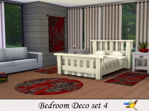  The Sims Resource: Bedroom set 4 by Evi