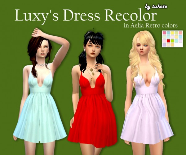  Tukete: Luxy`s dress recolor