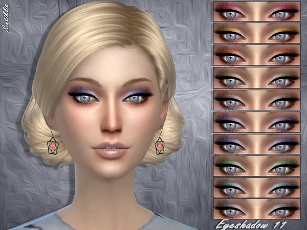  The Sims Resource: Eyeshadow 11 by Sintiklia