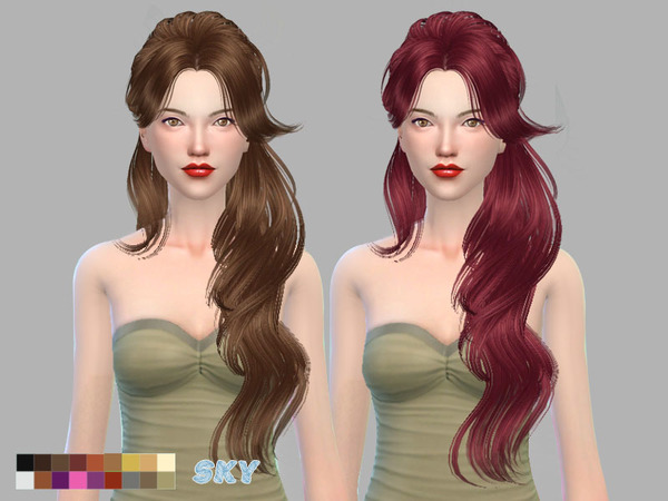  The Sims Resource: Skysims hairstyle 068
