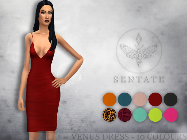  The Sims Resource: Venus Dress by Sentate