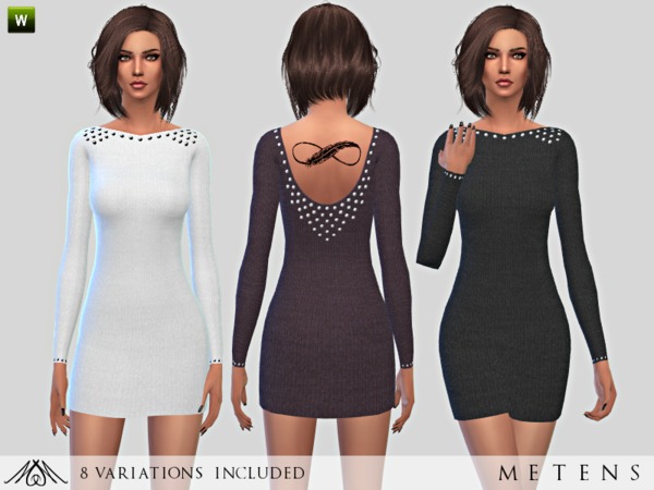  The Sims Resource: Pearl   Dress by Metens