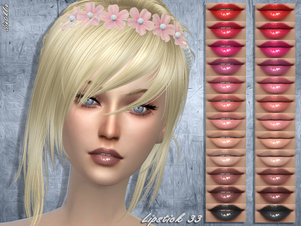  The Sims Resource: Lipstick 33 by Sintiklia