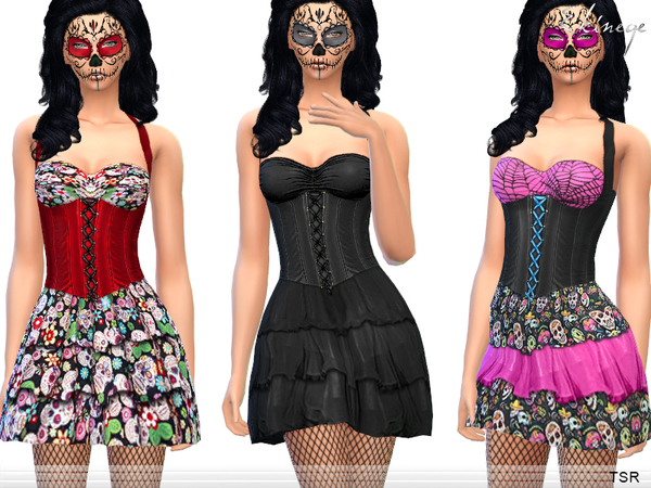  The Sims Resource: Halloween   Day Of The Dead by Ekinege