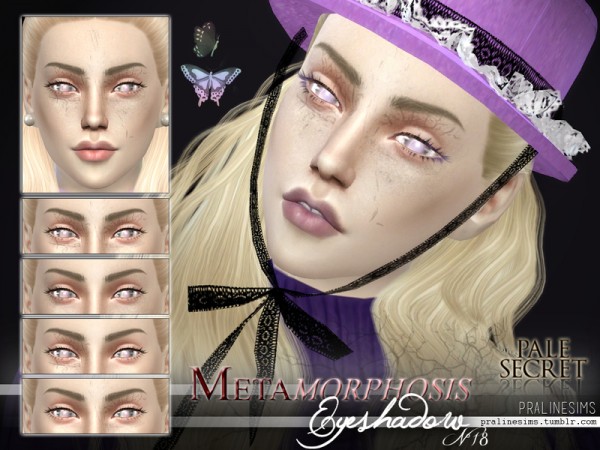  The Sims Resource: Metamorphosis Eyeshadow   pale secret N18