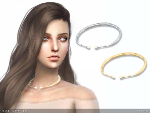  The Sims Resource: Madison Choker by toksik