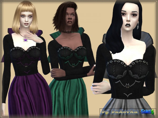  The Sims Resource: Dress Mara by Bukovka