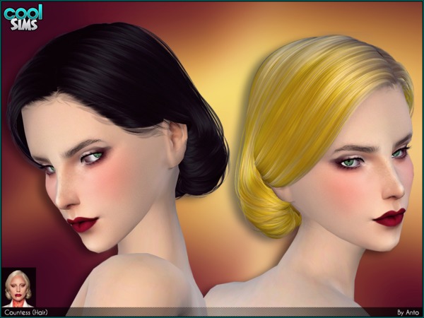  The Sims Resource: Anto   Countess Hairstyle