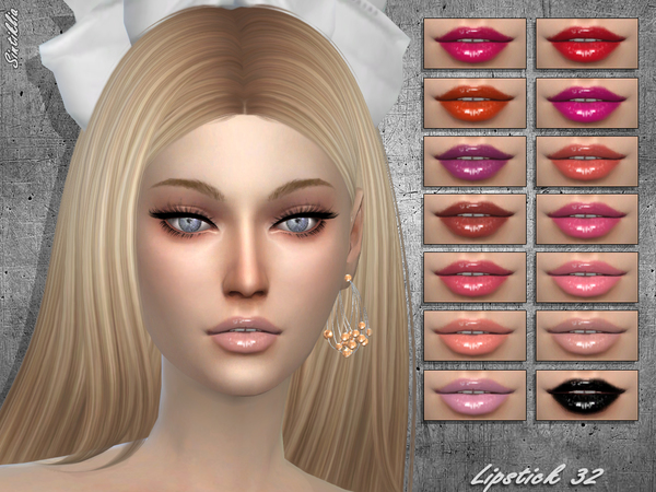  The Sims Resource: Lipstick 32 by Sintiklia