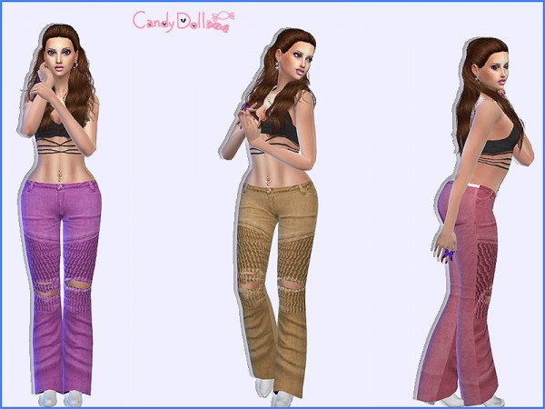  The Sims Resource: Candy Doll Stylish Jeans by DivaDelic06