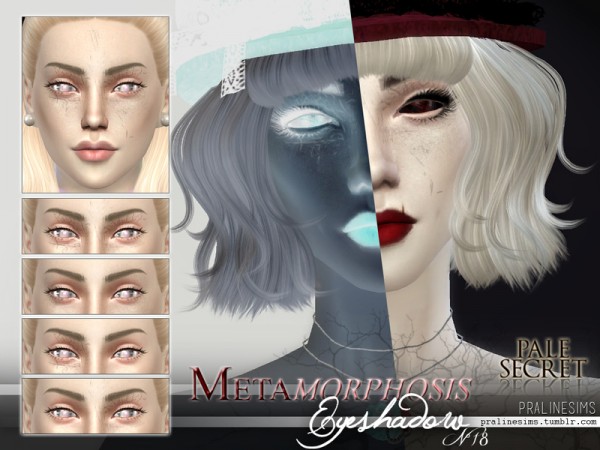  The Sims Resource: Metamorphosis Eyeshadow   pale secret N18