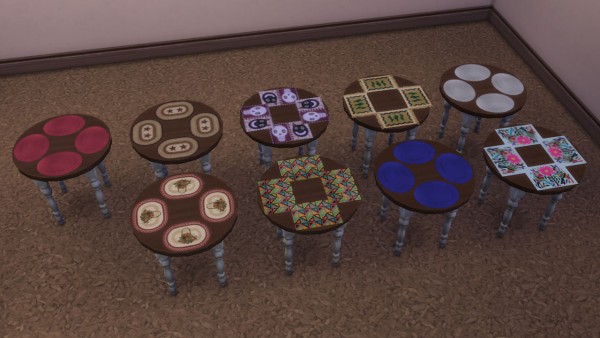  Mod The Sims: Table clutter: tablecloth, placemats, cutlery and plates by necrodog