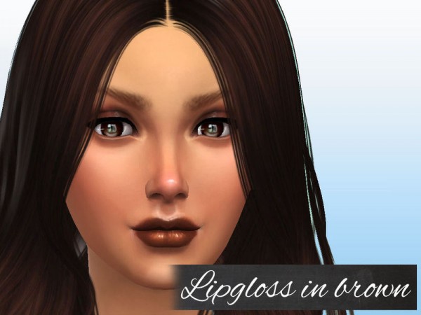  The Sims Resource: Lipgloss No. 01 by fortunecookie1