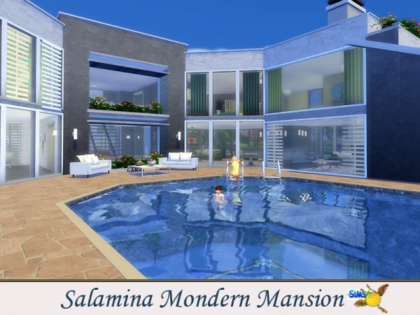  The Sims Resource: Salamina modern mansion by evi