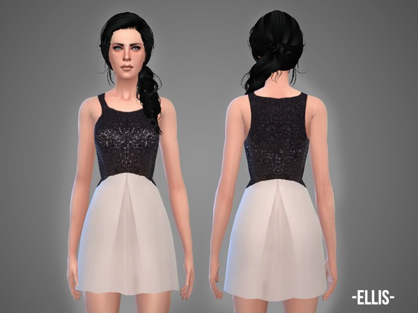  The Sims Resource: Ellis   dress by April