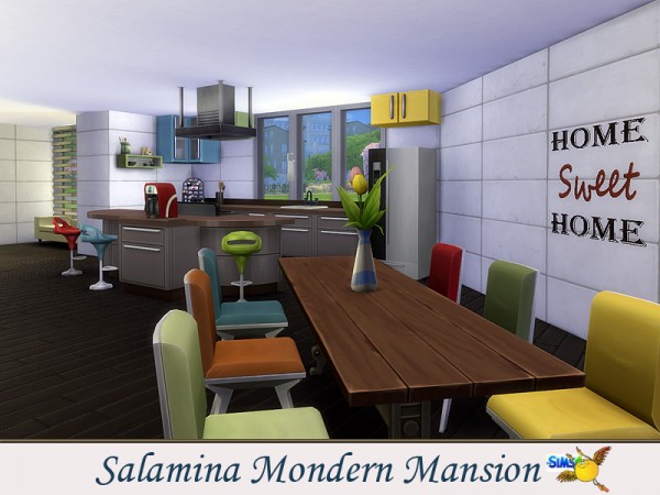  The Sims Resource: Salamina modern mansion by evi