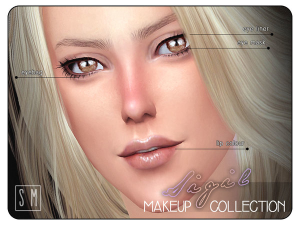  The Sims Resource: Sigil   Makeup Collection by Screaming Mustard