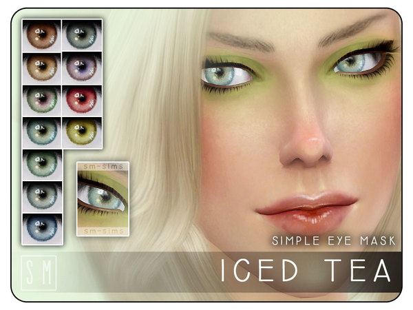  The Sims Resource: Iced Tea   Simple Eye Mask by Screaming Mustard