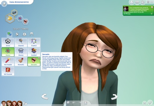Mod The Sims: Sarcastic Trait by waBAMBAM • Sims 4 Downloads