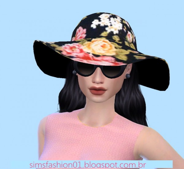  Sims Fashion 01: Hat Floral