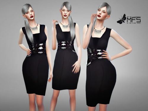  MissFortune Sims: Angie Dress